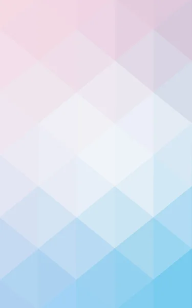 Világos rózsaszín, kék sokszögű tervezési minta, amely áll a háromszögek és átmenet, origami stílusban — Stock Fotó
