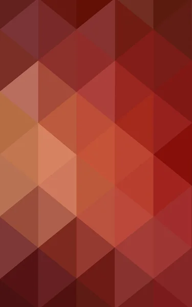 Light red, yellow polygonal design pattern, which consist of triangles and gradient in origami style — стоковое фото