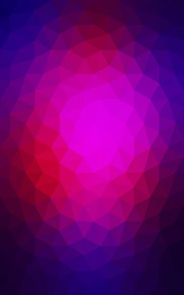 Multicolor dark pink, blue polygonal design pattern, which consist of triangles and gradient in origami style. — Stock Photo, Image