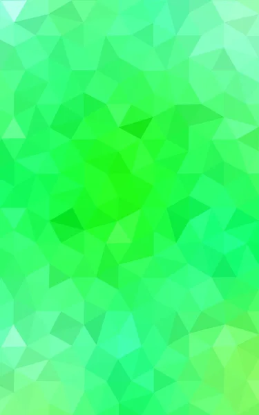 Többszínű, zöld, sárga, narancs, sokszögű design minta, amely áll a háromszögek és átmenet, origami stílusban. — Stock Fotó