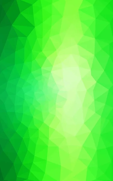 Green polygonal design pattern, which consist of triangles and gradient in origami style. — Stock Photo, Image