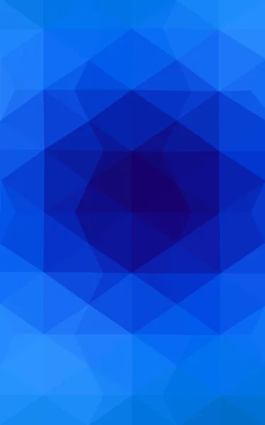 Μπλε πολυγωνικό design pattern, που αποτελείται από τρίγωνα και κλίση στο στυλ του origami. — Φωτογραφία Αρχείου