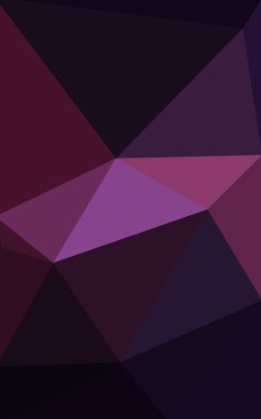 Üçgenler ve degrade origami tarzı oluşur çok renkli koyu pembe, mavi köşeli tasarım deseni.