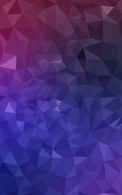 Üçgenler ve degrade origami tarzı oluşur çok renkli koyu mor, pembe poligonal tasarım deseni.