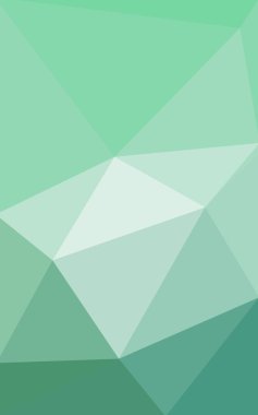 Üçgenler ve degrade origami tarzı oluşur yeşil köşeli tasarım deseni.