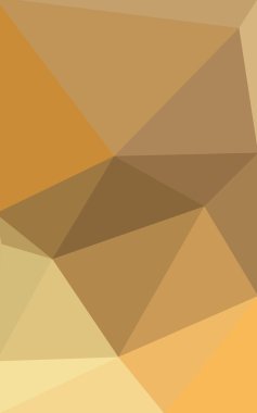 Degrade, arka planda origami stil ve üçgen oluşur turuncu poligonal desen.