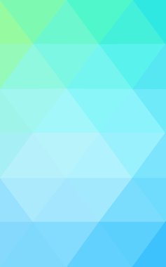 Üçgenler ve degrade origami tarzı oluşur çok renkli yeşil, mavi köşeli tasarım deseni.