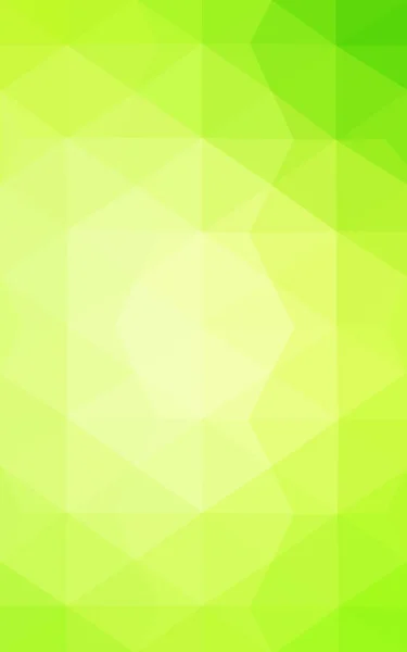 Többszínű, zöld, sárga, narancs, sokszögű design minta, amely áll a háromszögek és átmenet, origami stílusban. — Stock Fotó
