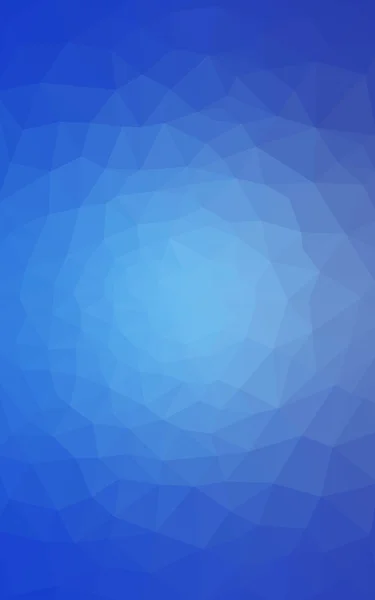 蓝色的多边形设计模式，三角形和梯度的折纸样式组成的. — 图库照片