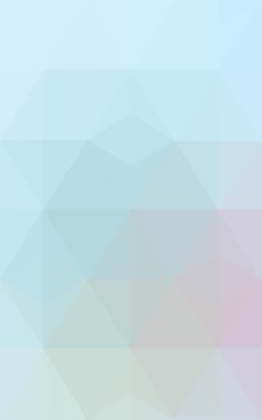 Üçgenler ve degrade origami tarzı oluşur mavi köşeli tasarım deseni.