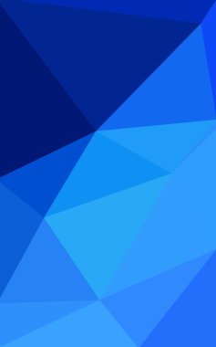 Üçgenler ve degrade origami tarzı oluşur mavi köşeli tasarım deseni.