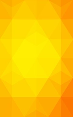 Degrade, arka planda origami stil ve üçgen oluşur turuncu poligonal desen.