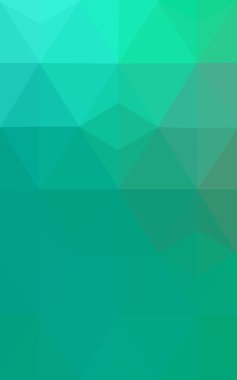 Üçgenler ve degrade origami tarzı oluşur yeşil köşeli tasarım deseni.