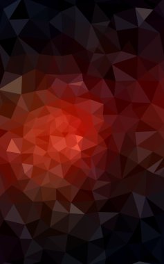 Üçgenler ve degrade origami tarzı oluşur koyu kırmızı köşeli tasarım deseni.