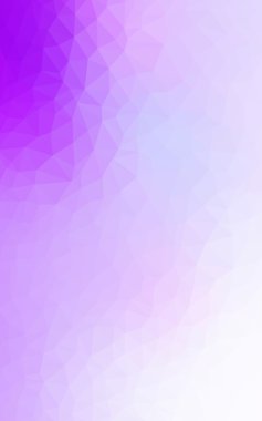 Üçgenler ve degrade origami tarzında oluşan hafif mor poligonal tasarım deseni