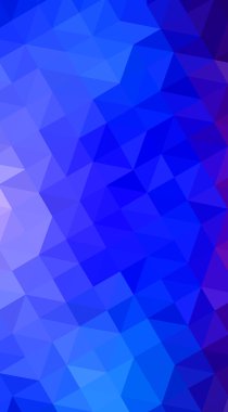 Üçgenler ve degrade origami tarzı oluşur çok renkli koyu pembe, mavi köşeli tasarım illüstrasyon.