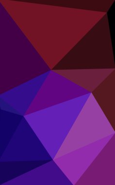 Üçgenler ve degrade origami tarzı oluşur çok renkli koyu mavi, kırmızı kenarlı tasarım deseni.