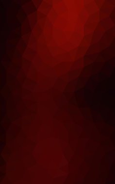 Üçgenler ve degrade origami tarzı oluşur koyu kırmızı köşeli tasarım deseni.