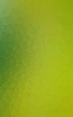 Üçgenler ve degrade origami tarzı oluşur yeşil köşeli tasarım deseni.