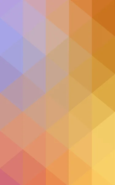 Light pink-yellow polygonal design pattern,which consist of triangles and gradient in origami style — Stock Photo, Image