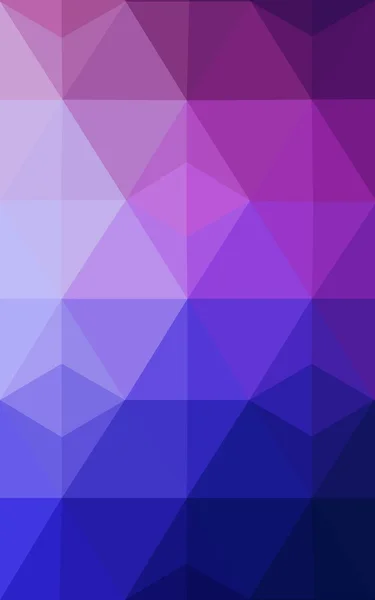 三角形と折り紙スタイルの勾配から成っている多色ピンク ・ ブルー多角形デザイン パターン. — ストック写真