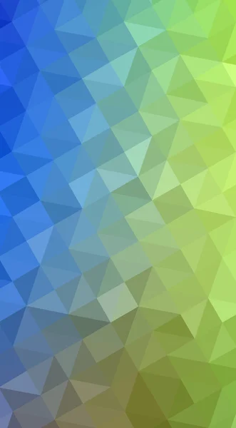 Ilustracja Multicolor zielony, niebieski projekt wielokąta, który składa się z trójkątów i gradientu w stylu origami. — Zdjęcie stockowe