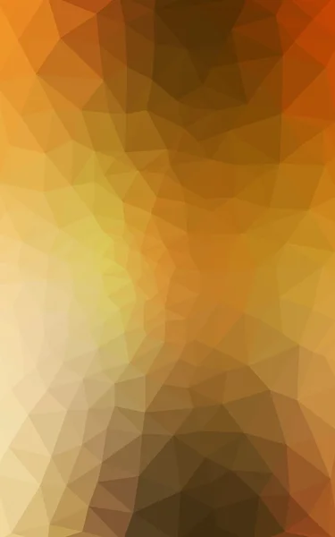 Oranje veelhoekige patroon, die bestaan uit driehoeken en verloop, achtergrond in origami stijl. — Stockfoto