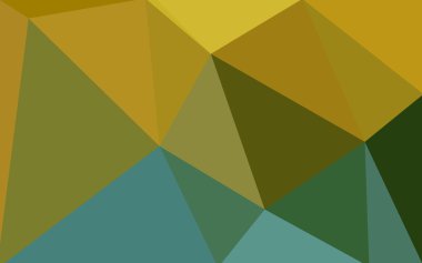 Üçgenler ve degrade origami tarzı oluşur çok renkli mavi, sarı, turuncu poligonal tasarım deseni.