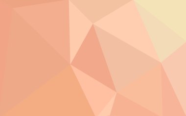 Degrade, arka planda origami stil ve üçgen oluşur turuncu poligonal desen.
