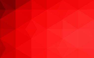 Üçgenler ve degrade origami tarzı oluşur kırmızı köşeli tasarım deseni.