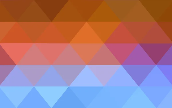 三角形と折り紙スタイルの勾配から成っている光の多色多角形デザイン パターン — ストックベクタ