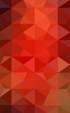 Üçgenler ve degrade origami tarzı oluşur kırmızı köşeli tasarım deseni.