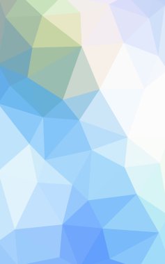 Açık mavi, poligonal tasarım deseni, yeşil üçgenler ve degrade origami tarzı hangi oluşur