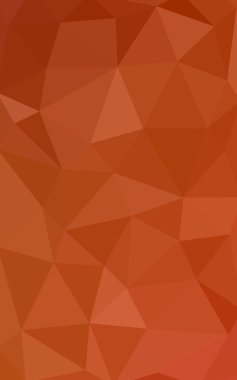 Üçgenler ve degrade origami tarzında oluşan ışık kırmızı köşeli tasarım deseni