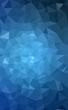 Üçgenler ve degrade origami tarzı oluşur mavi köşeli tasarım deseni.
