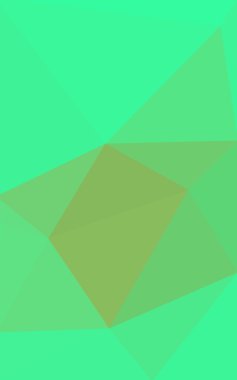 Üçgenler ve degrade origami tarzı oluşur yeşil köşeli tasarım deseni.