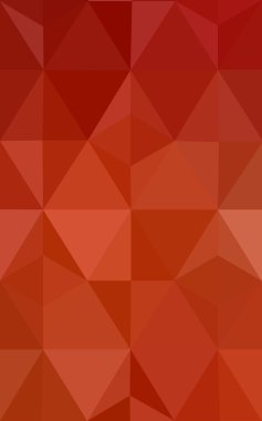 Üçgenler ve degrade origami tarzı oluşur kırmızı köşeli tasarım deseni.