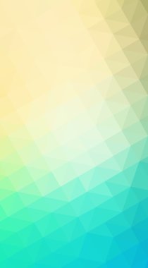 Üçgenler ve degrade origami tarzı oluşur çok renkli yeşil, mavi köşeli tasarım illüstrasyon.