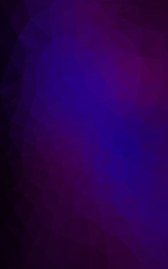 Üçgenler ve degrade origami tarzı oluşur çok renkli koyu pembe, mavi köşeli tasarım deseni.