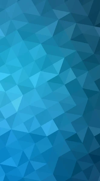 Blue polygonal design illustration, which consist of triangles and gradient in origami style. — Stock Photo, Image