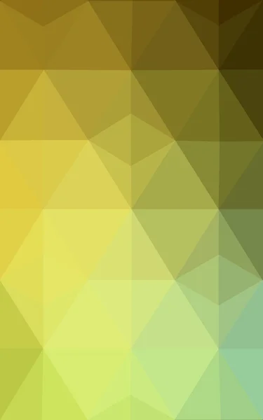 Patrón de diseño poligonal multicolor verde oscuro, amarillo, naranja, que consiste en triángulos y gradiente en estilo origami . — Foto de Stock