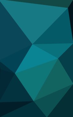 Üçgenler ve degrade origami tarzı oluşur koyu mavi köşeli tasarım deseni.