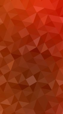 Üçgenler ve degrade origami tarzı oluşur kırmızı köşeli tasarım illüstrasyon.