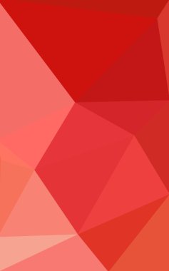 Üçgenler ve degrade origami tarzı oluşur kırmızı köşeli tasarım deseni.