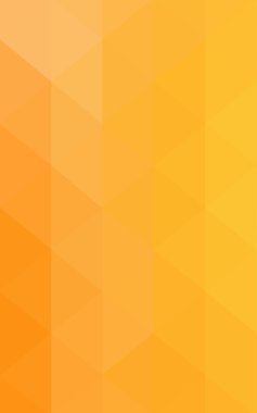 Üçgenler ve degrade origami tarzında oluşan hafif sarı poligonal tasarım deseni