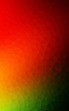 Üçgenler ve degrade origami tarzı oluşur karanlık çok renkli köşeli tasarım deseni