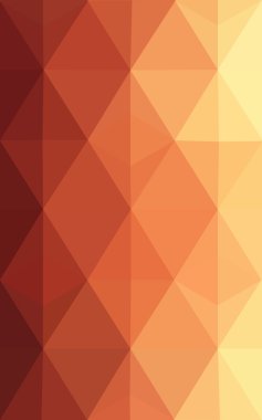 Üçgenler ve degrade origami tarzı oluşur çok renkli kırmızı, sarı, turuncu poligonal tasarım deseni.