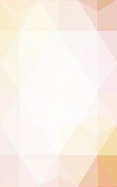 Degrade, arka planda origami stil ve üçgen oluşur turuncu poligonal desen.