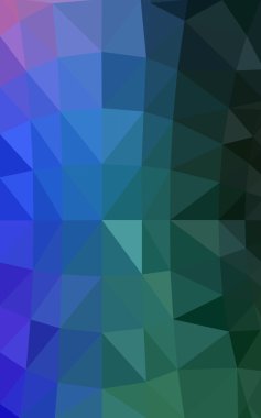 Açık mavi, poligonal tasarım deseni, yeşil üçgenler ve degrade origami tarzı hangi oluşur