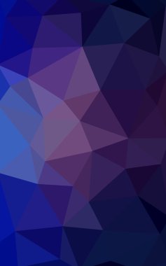 Üçgenler ve degrade origami tarzı oluşur koyu pembe, mavi köşeli tasarım deseni